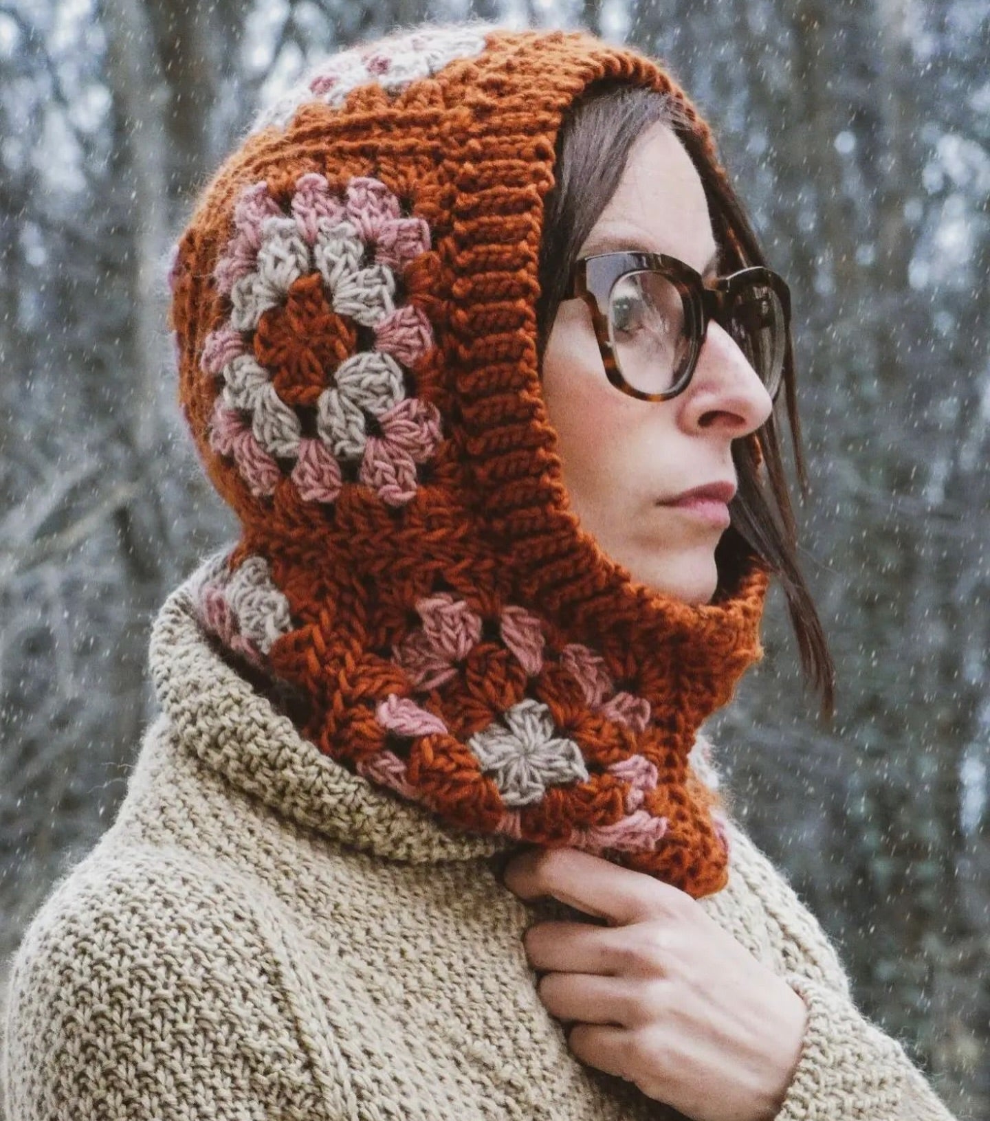 BALACLAVA GRANNY SQUARES CROCHET PATTERN