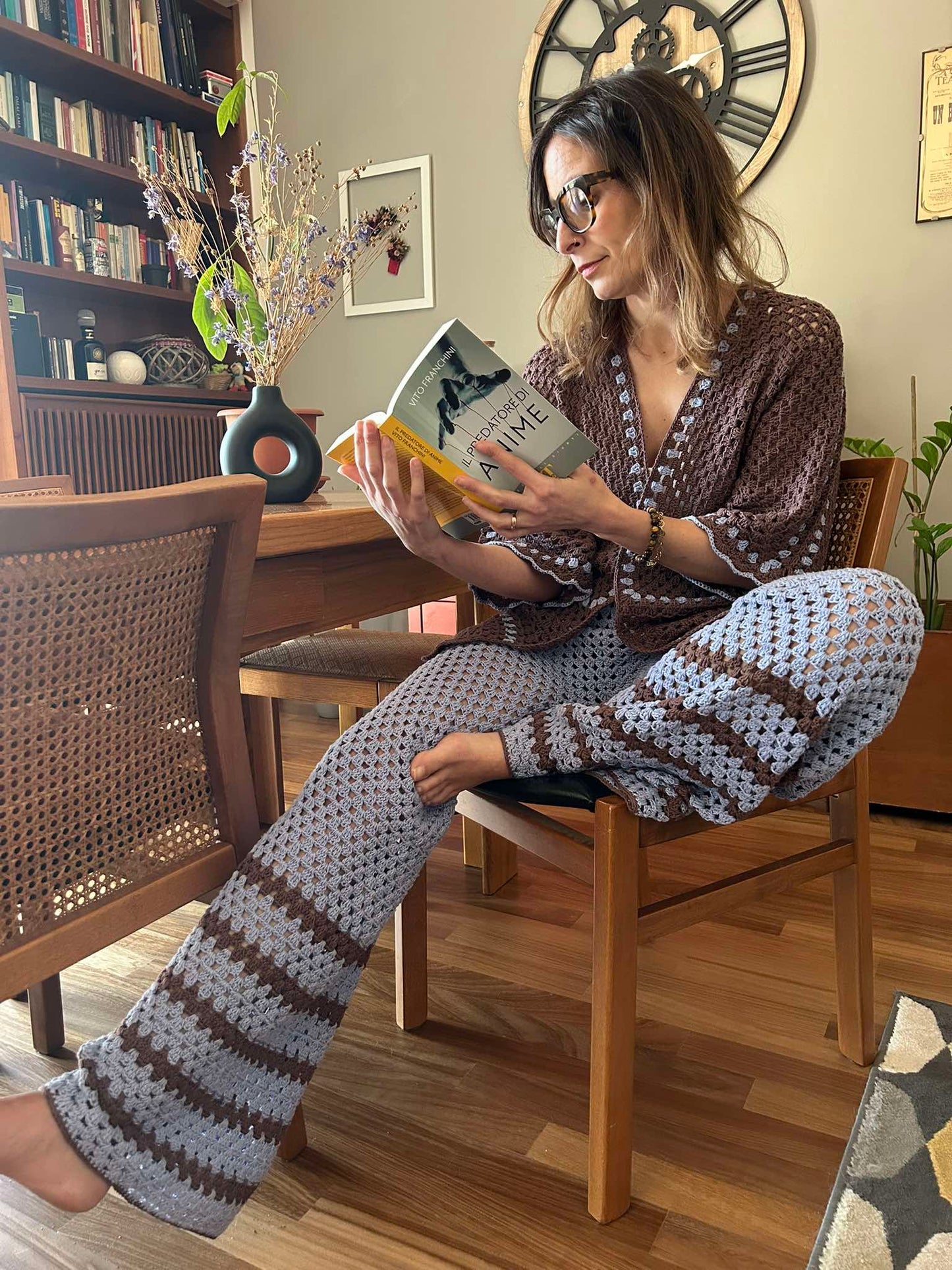 SCHEMA UNCINETTO PDF ISABELLA CROCHET SET (CAMICIA + PANTALONE) - Noral Crochet
