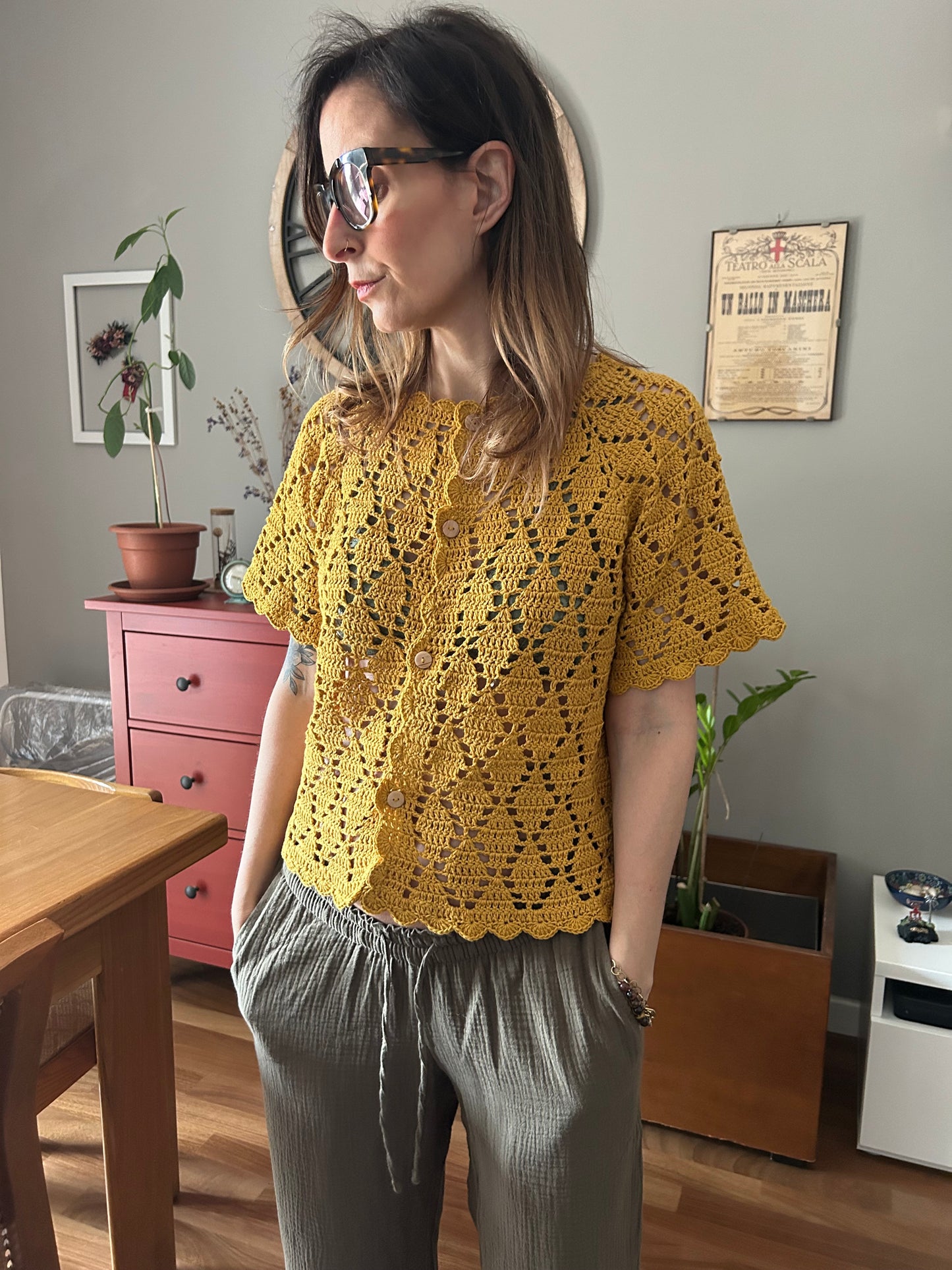 PATRÓN DE CROCHET PARA CAMISA AURORA - Boho chic elegante