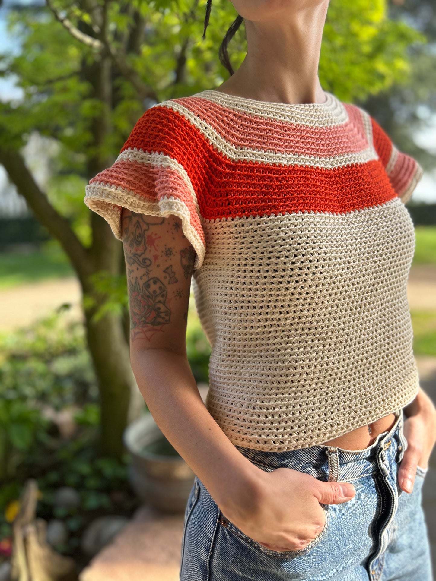TOP ALMA CROCHET PATTERN - Modern Style