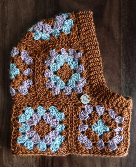 BALACLAVA GRANNY SQUARES CROCHET PATTERN