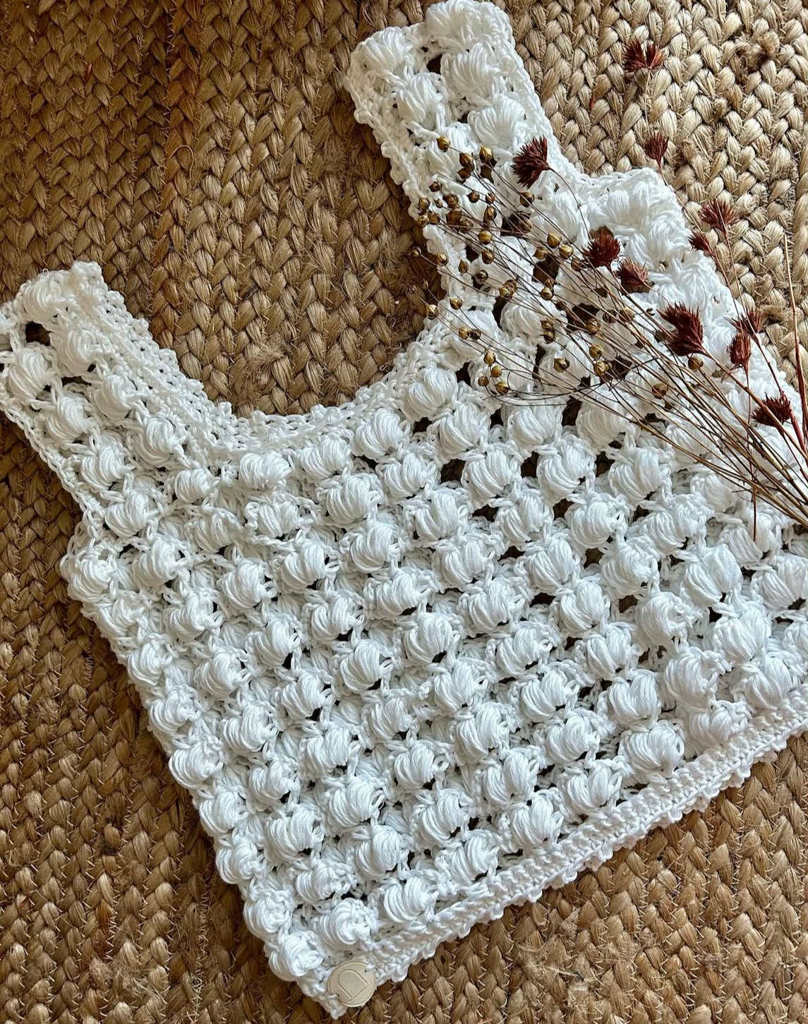 SCHEMA  UNCINETTO ADELAIDE TOP -Top Elegante boho chic