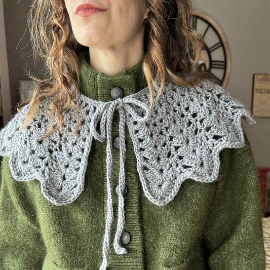PATRON DE CROCHET CUELLO NORA