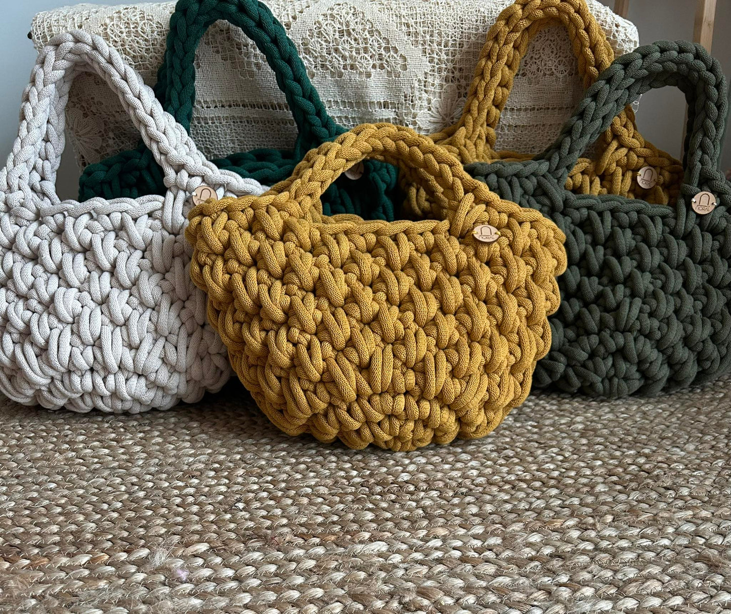 PATRÓN DE CROCHET PARA BOLSO NORA - Accesorio hecho a mano
