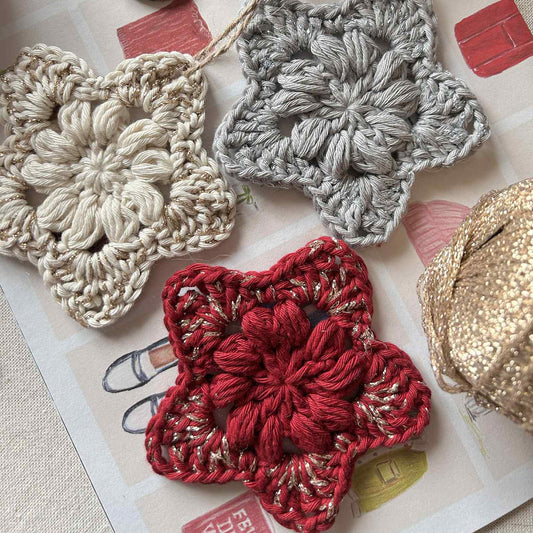 FREE CROCHET PATTERN- CHRISTMAS STAR