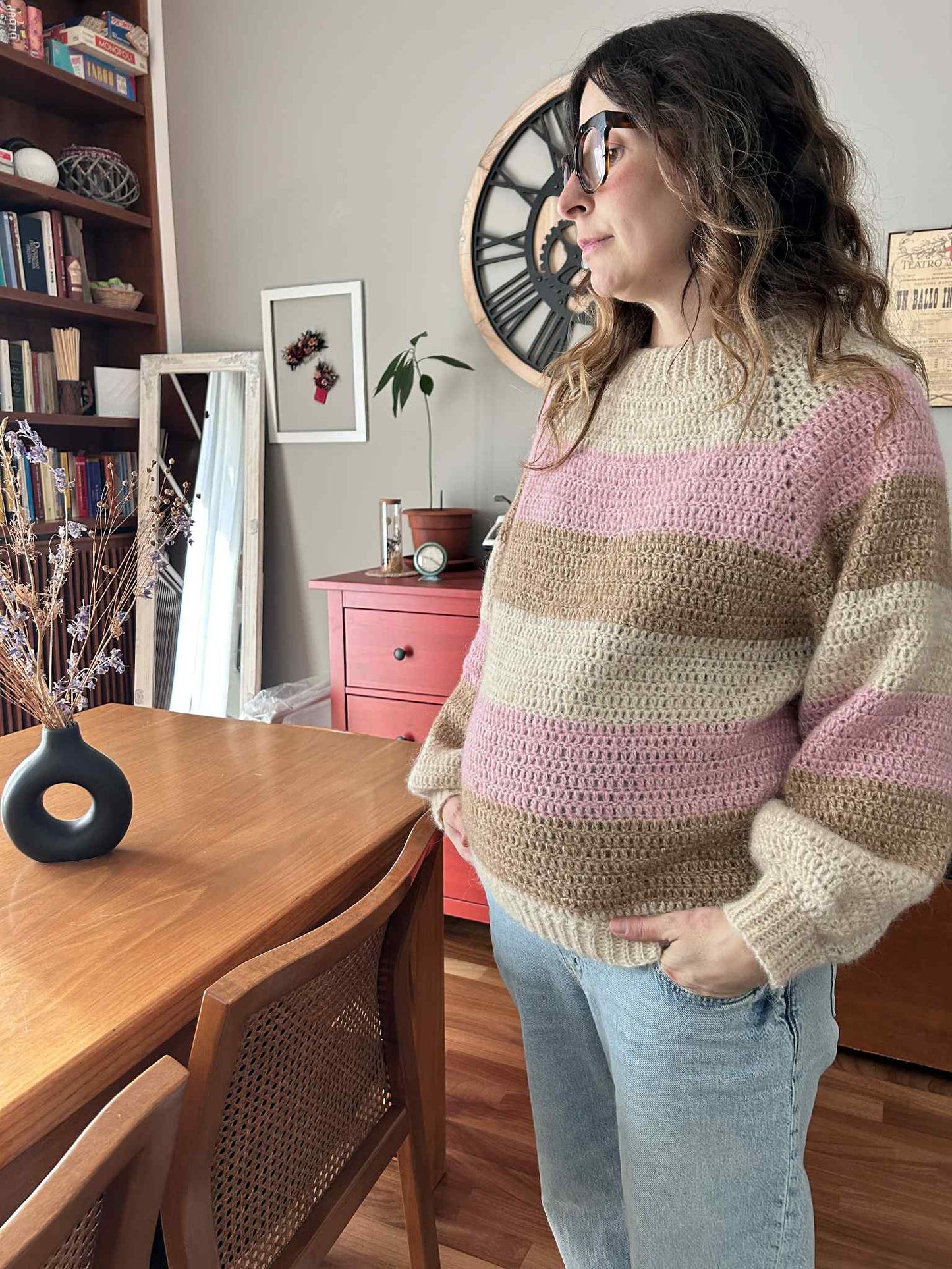 SCHEMA UNCINETTO MAGLIONE ARIA