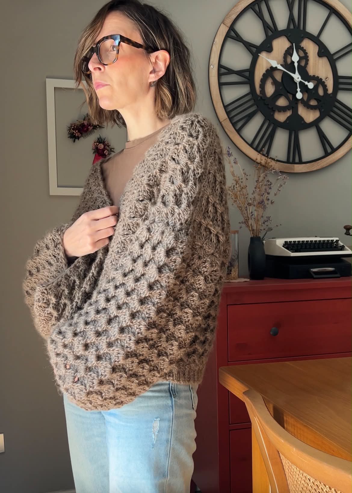 SCHEMA UNCINETTO GRETA CARDIGAN