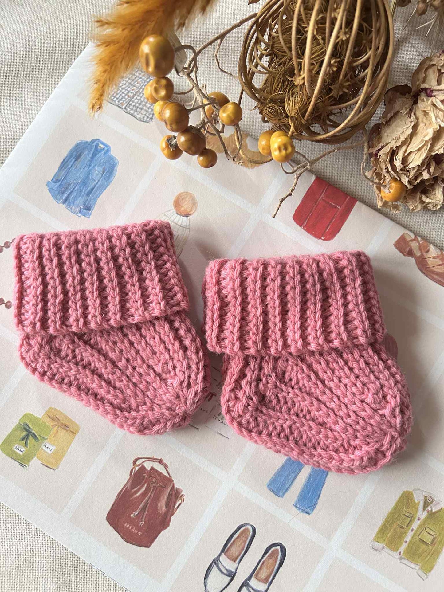 SCHEMA UNCINETTO CALZINI BEBE' ZOE