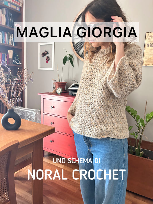 PATRÓN GIORGIA CROCHET - Patrón Suéter Nórdico