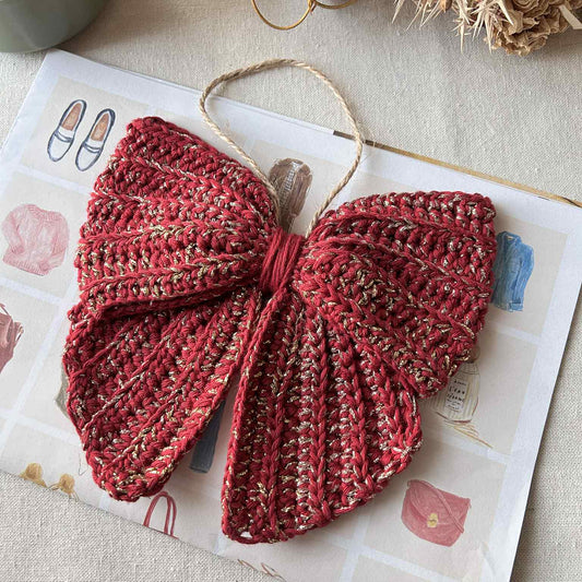 CROCHET PATTERN- CHRISTMAS BOW
