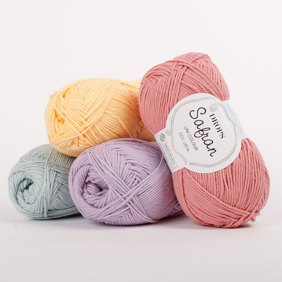 Drops Safran- Gomitolo Cotone Senape