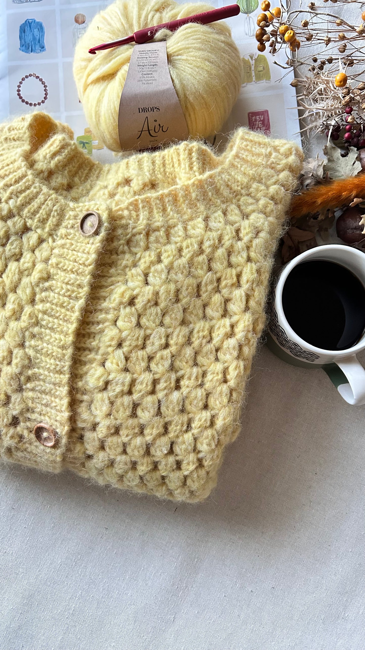 CARDIGAN CROCHET EMILIA