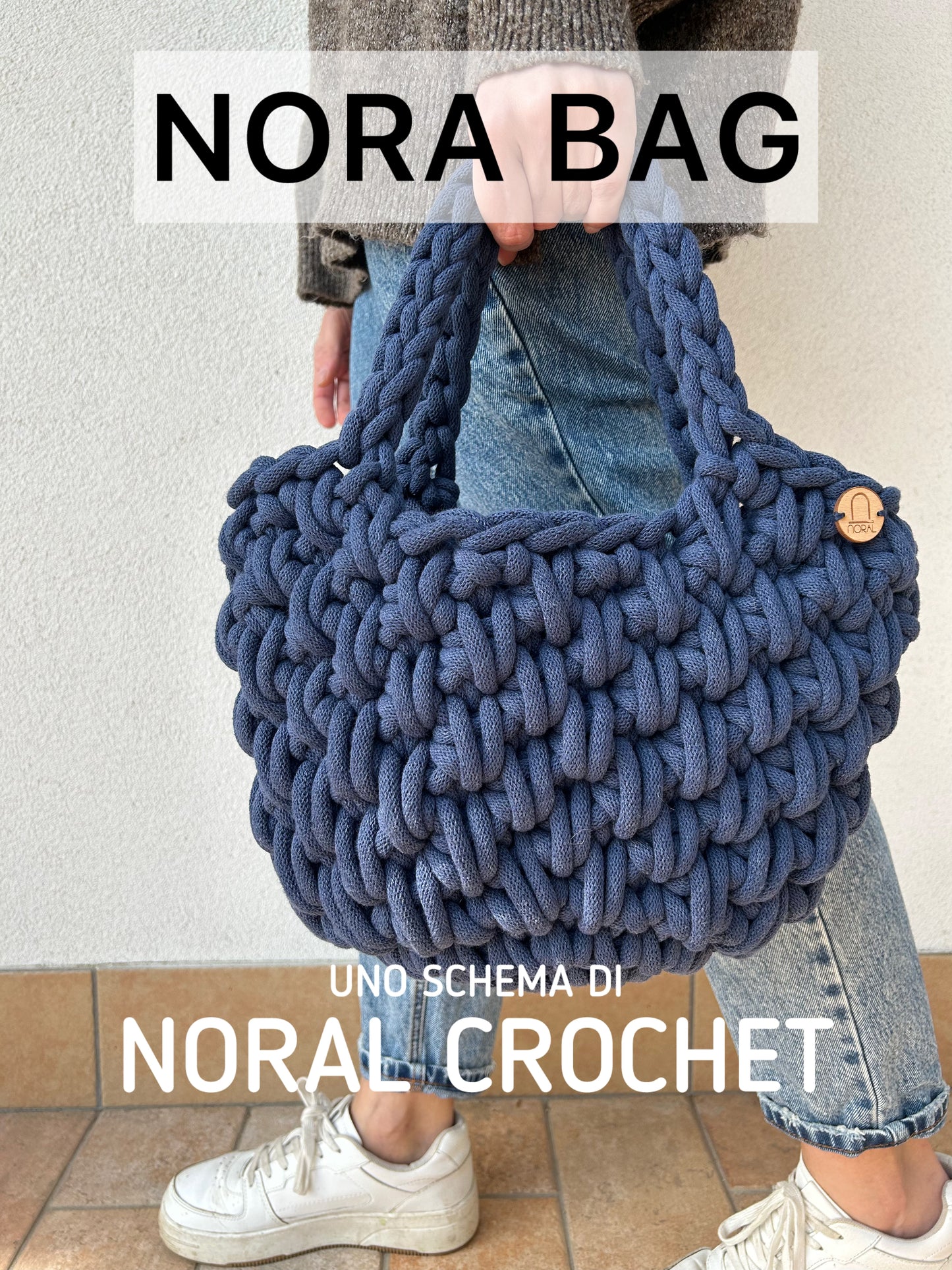 PATRÓN DE CROCHET PARA BOLSO NORA - Accesorio hecho a mano