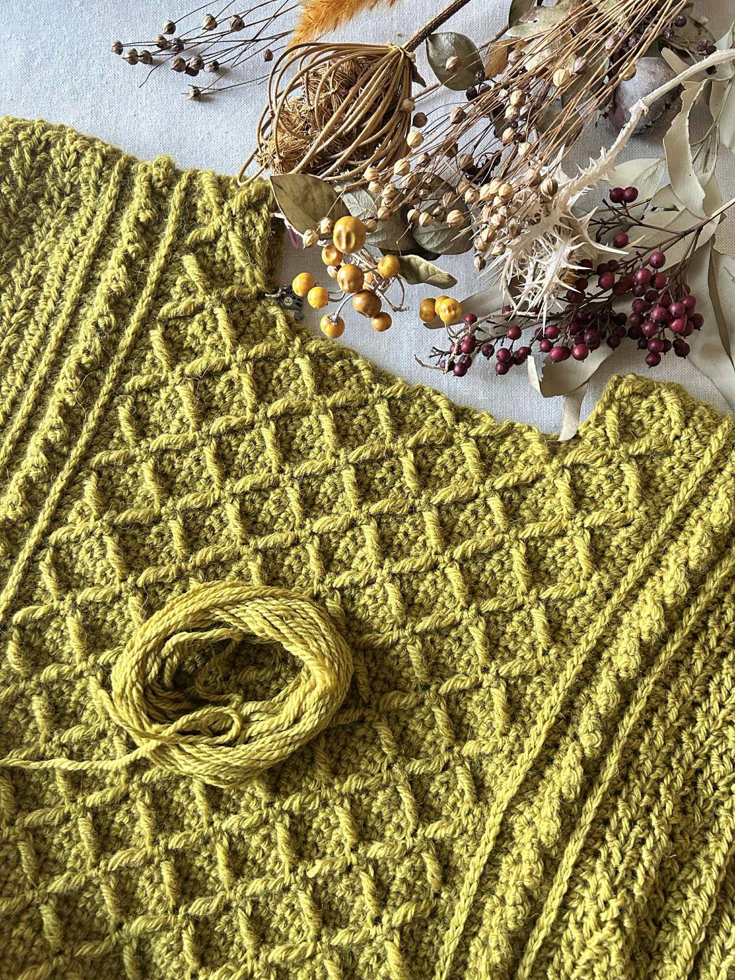 KIT UNCINETTO MAGLIONE GIORGIO- -Include filato PREMIUM+ Schema PDF- Livello Avanzato