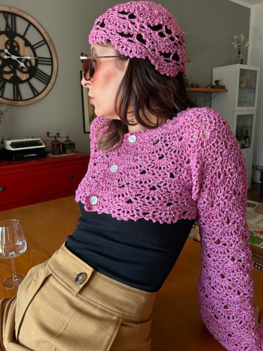 PATRÓN DE CROCHET BOLERO LOLA
